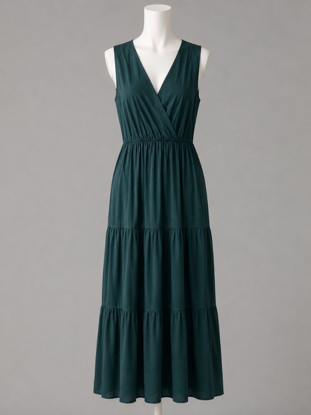 Civico 51 Surplice Hunter Green Verdone Maxi Dress NWT Medium Garden Whimsigoth